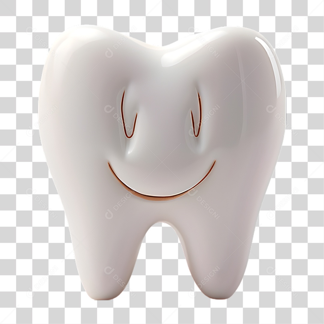 Dente Facheado PNG Transparente