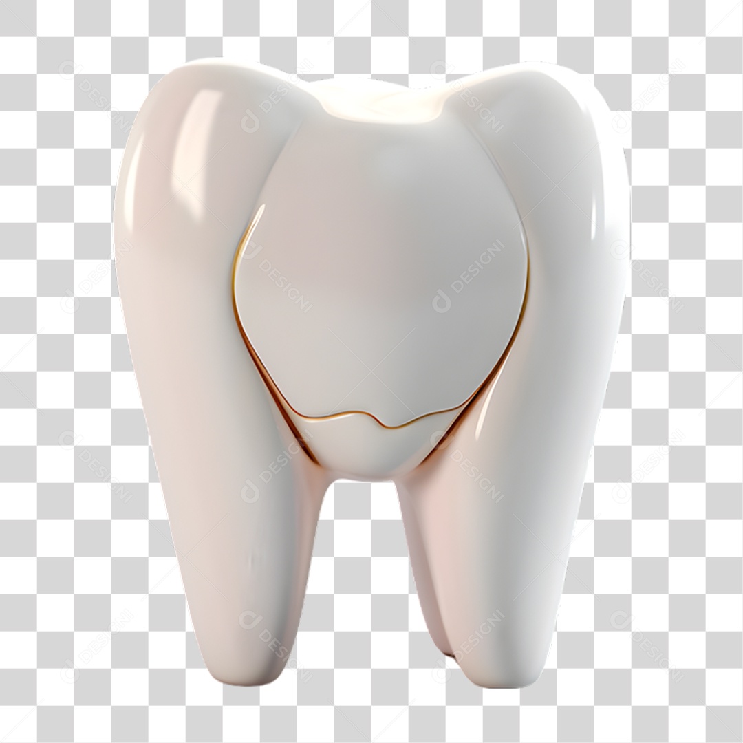 Dente Facheado PNG Transparente