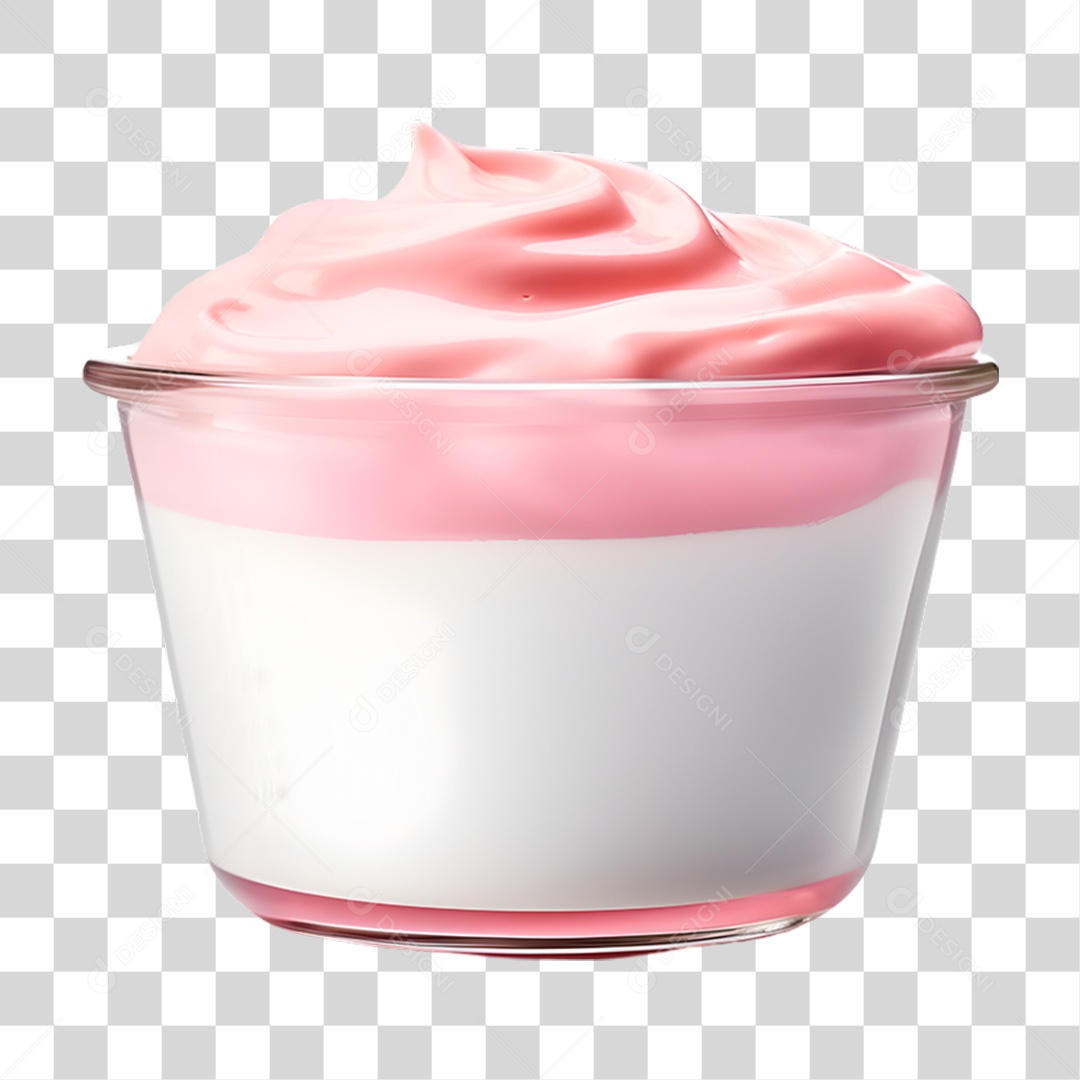 Tigela de Iogurte PNG Transparente