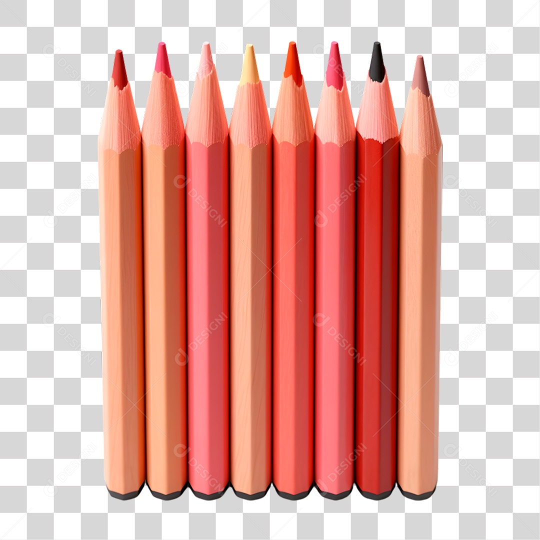 Lápis de Cores PNG Transparente
