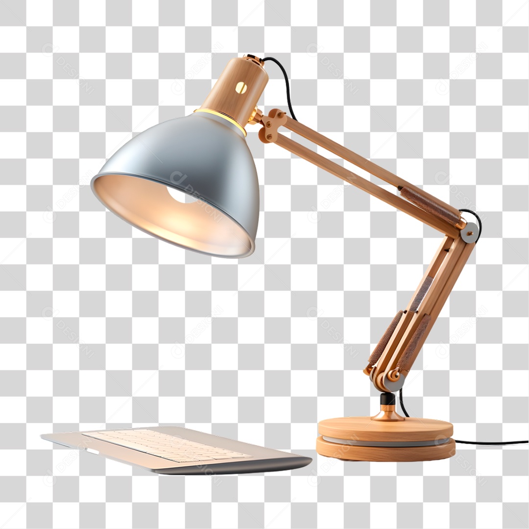 Abajur Metálico PNG Transparente