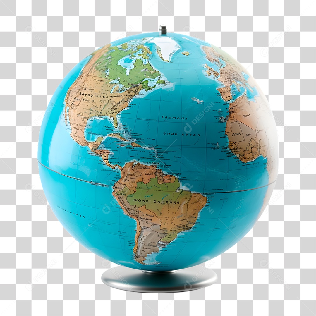 Globo Terrestre PNG Transparente