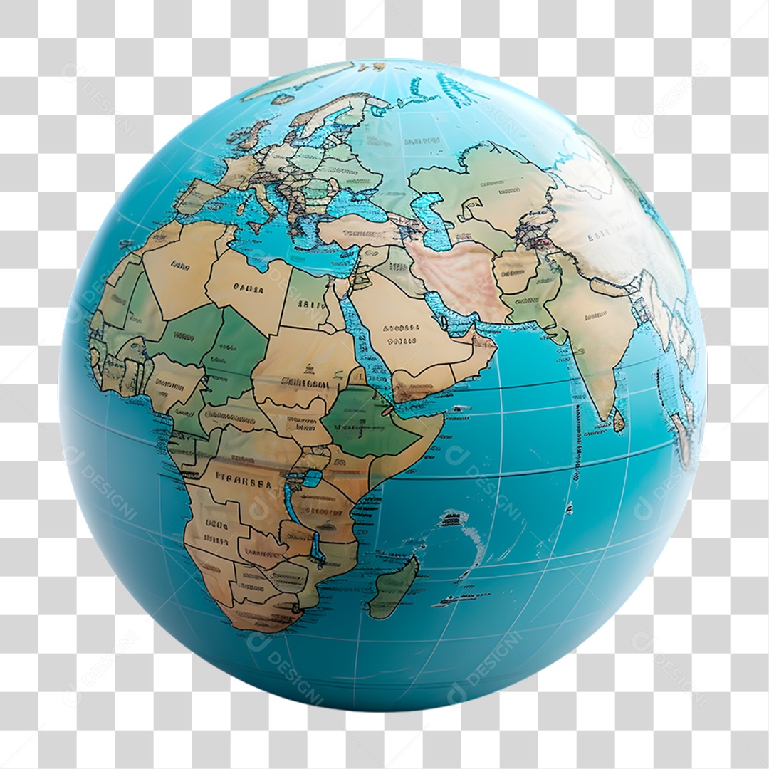 Globo Terrestre PNG Transparente