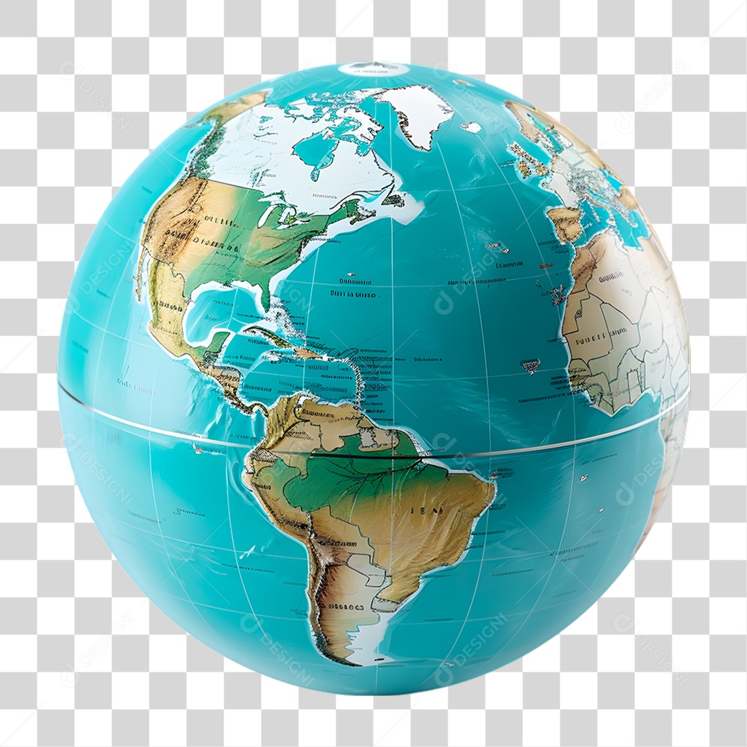 Globo Terrestre PNG Transparente