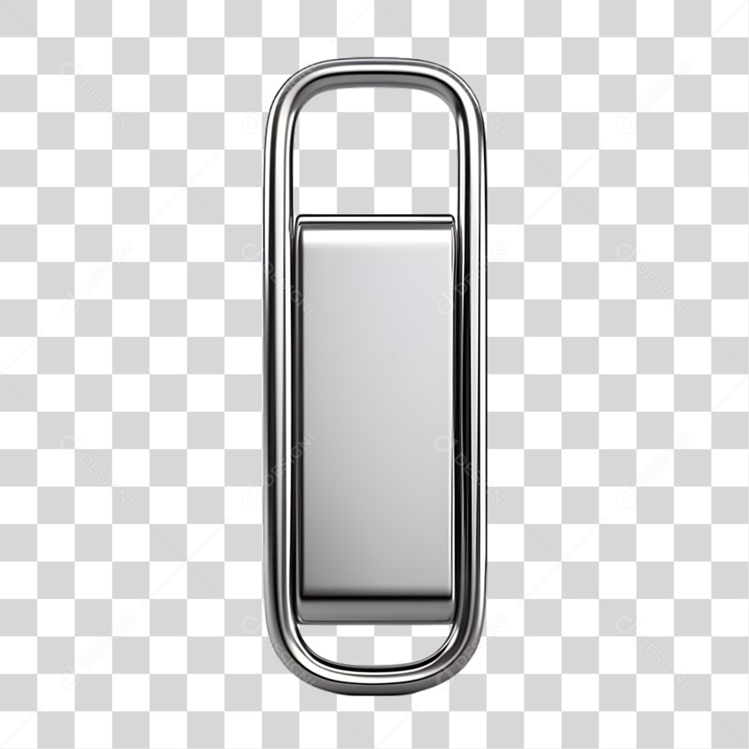Clipe de Alumínio PNG Transparente