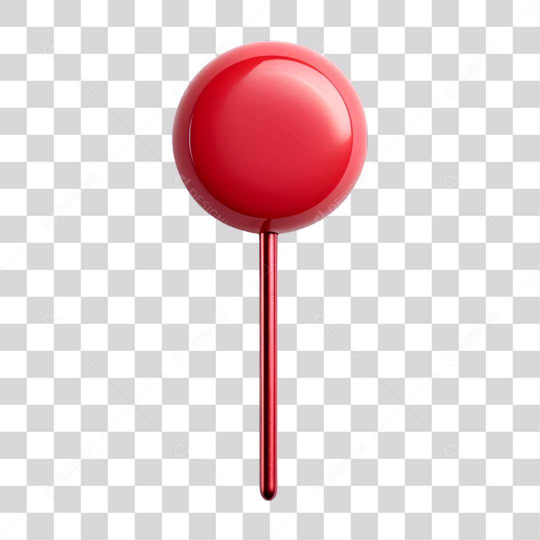 Pirulito Vermelho PNG Transparente