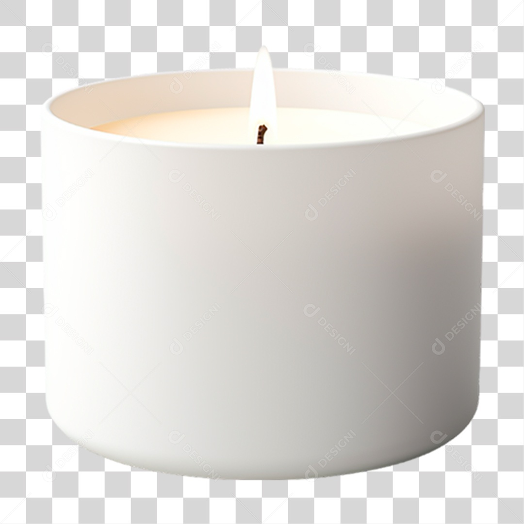 Vela Acessa PNG Transparente