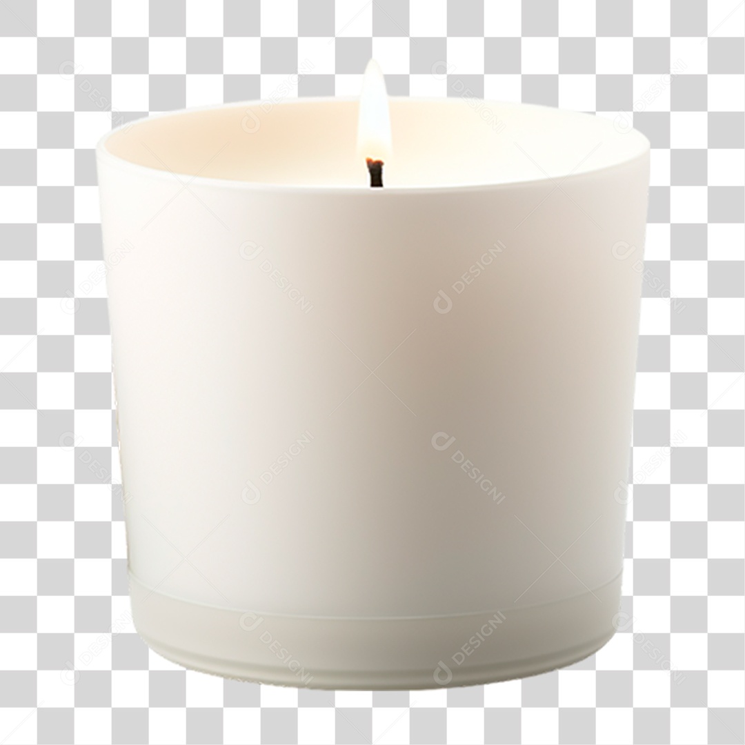 Vela Acessa PNG Transparente