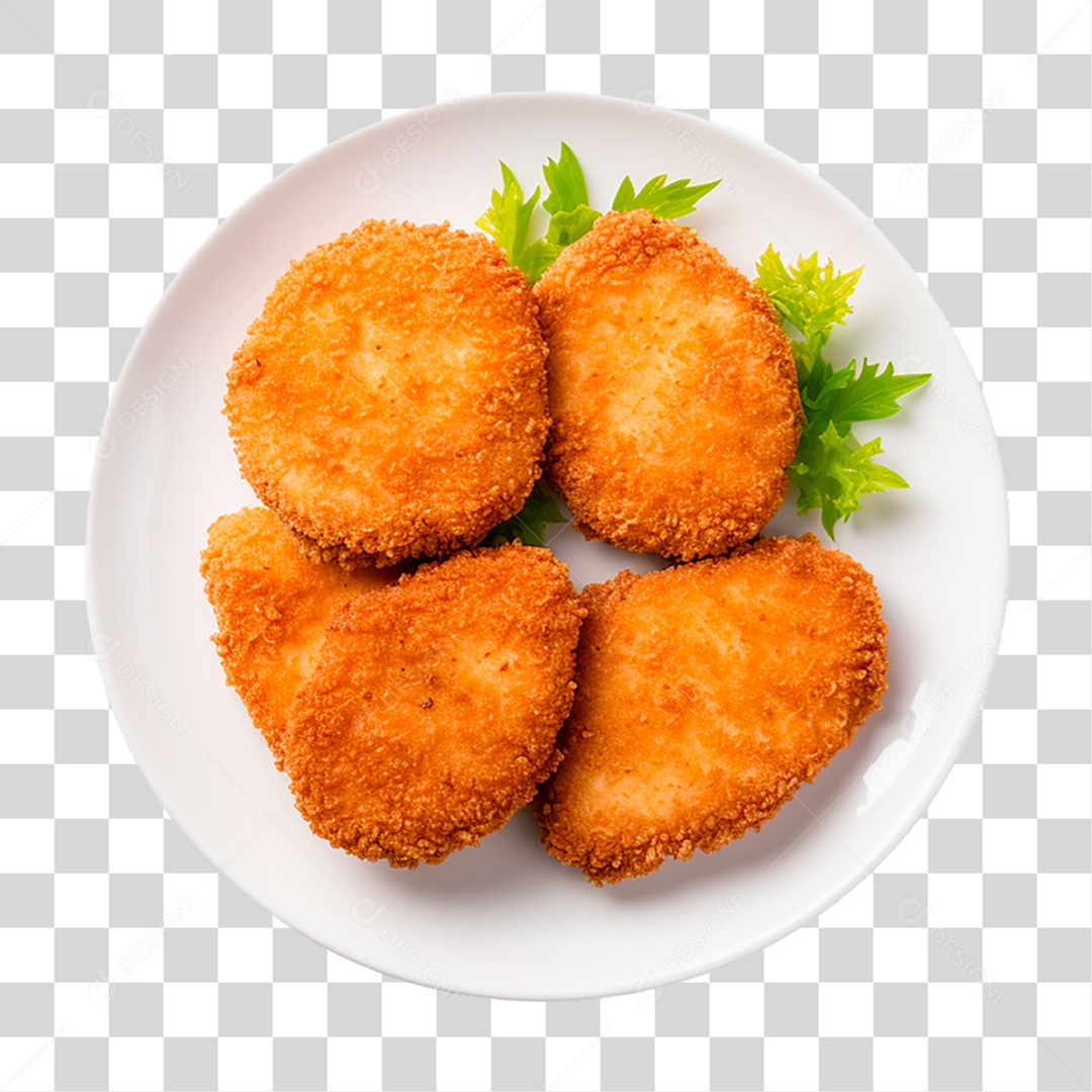 Nuggets de Frango PNG Transparente