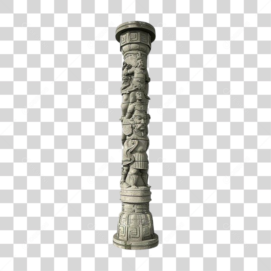 Coluna Estrutura Grega PNG Transparente