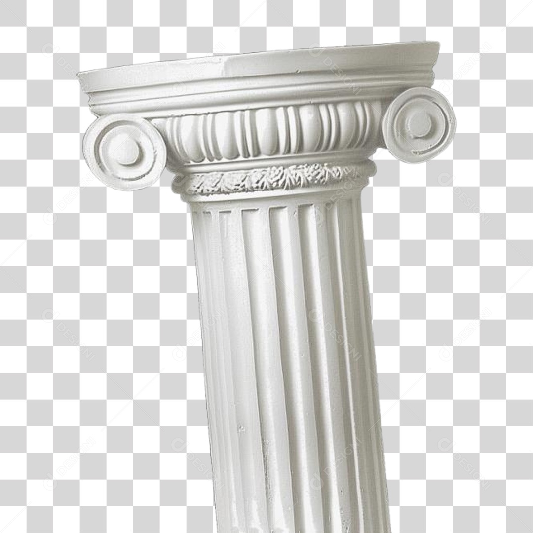 Coluna Estrutura Grega PNG Transparente