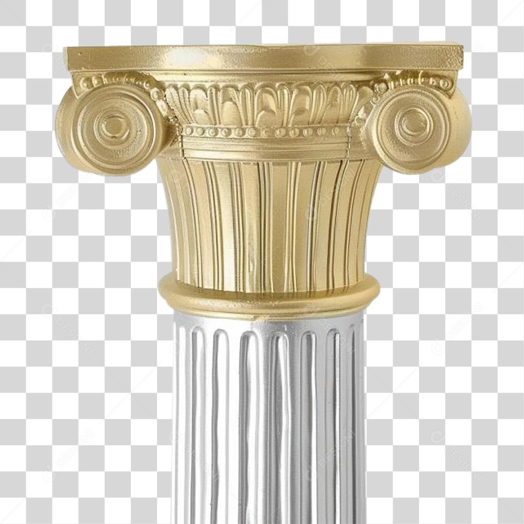 Coluna Estrutura Grega PNG Transparente