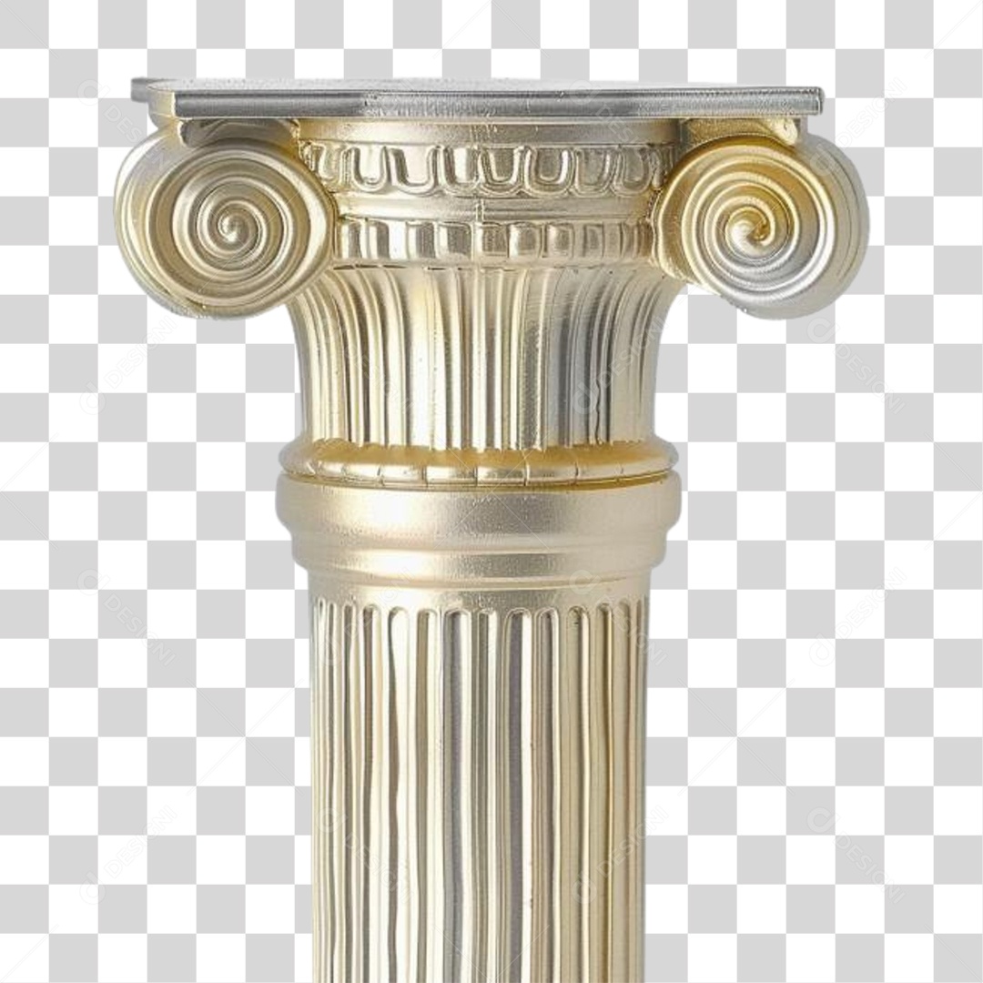 Coluna Estrutura Grega PNG Transparente