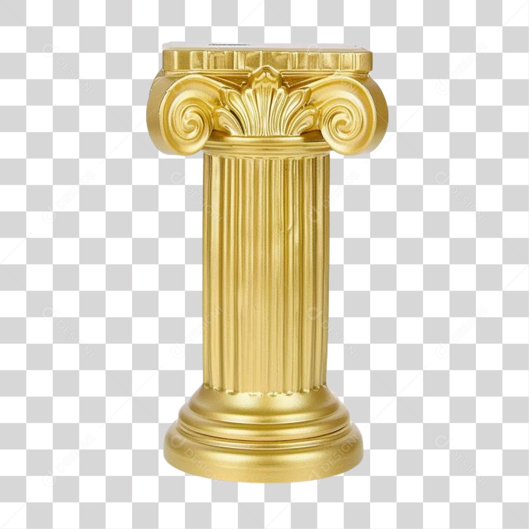Coluna Estrutura Grega PNG Transparente