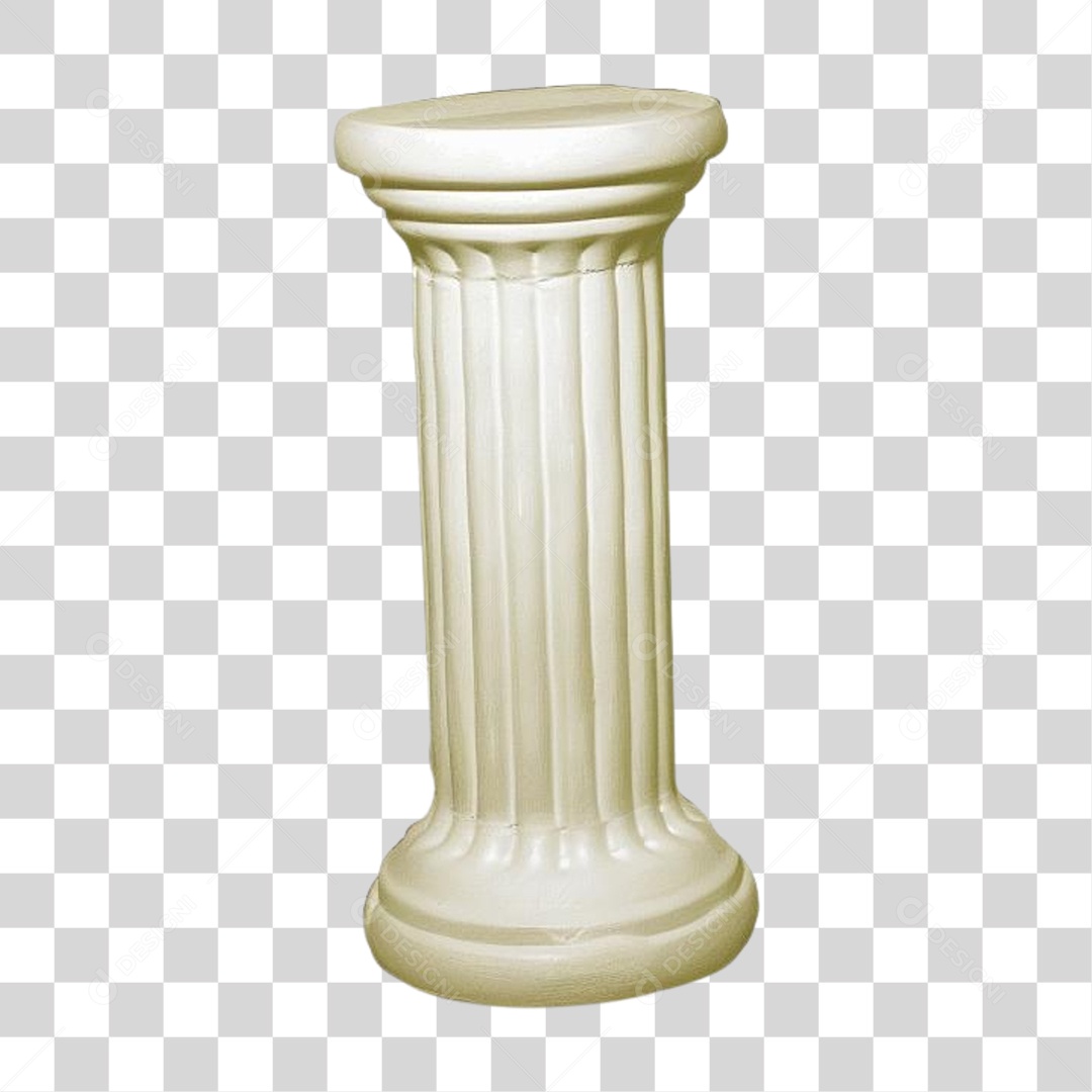 Coluna Estrutura Grega PNG Transparente