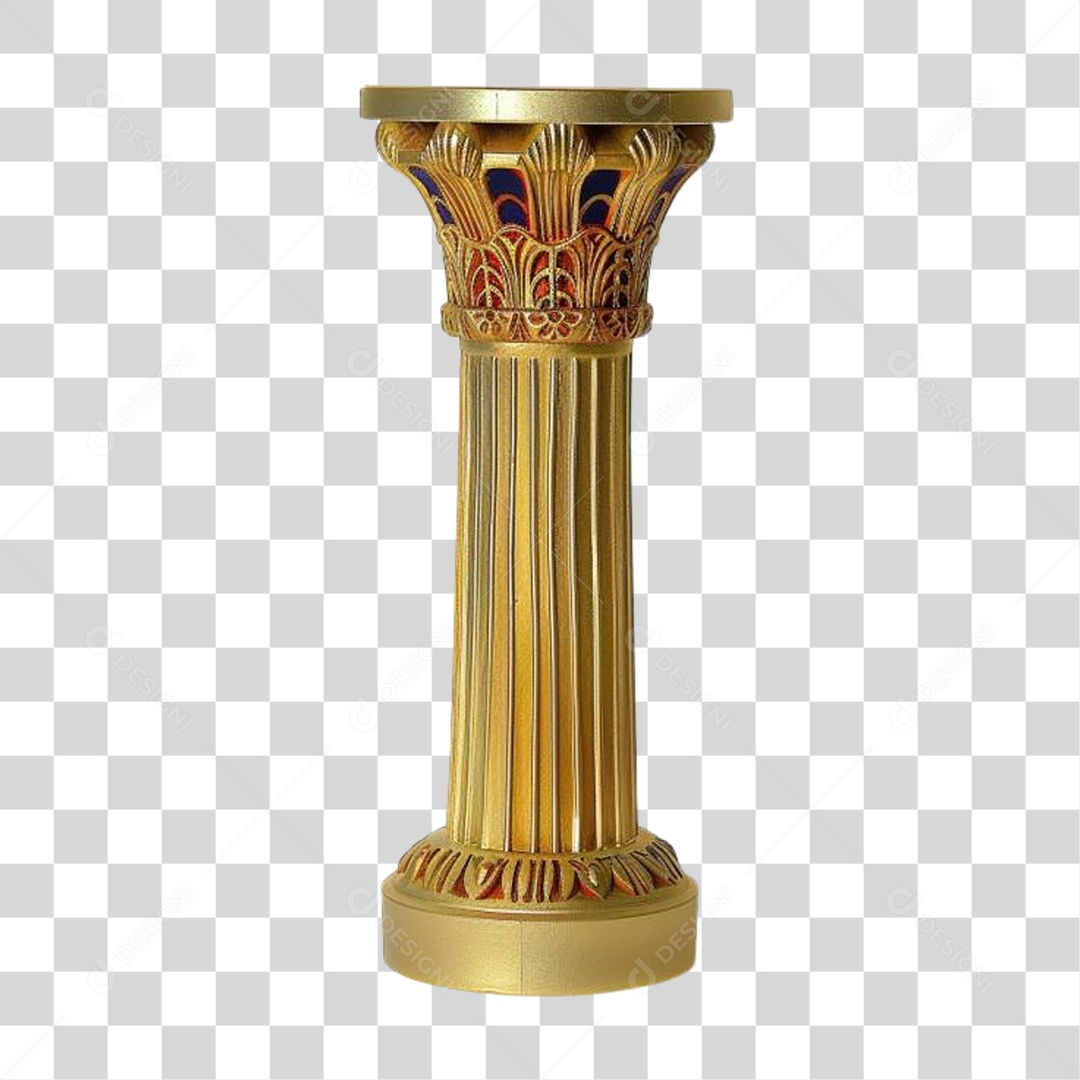 Coluna Estrutura Grega PNG Transparente