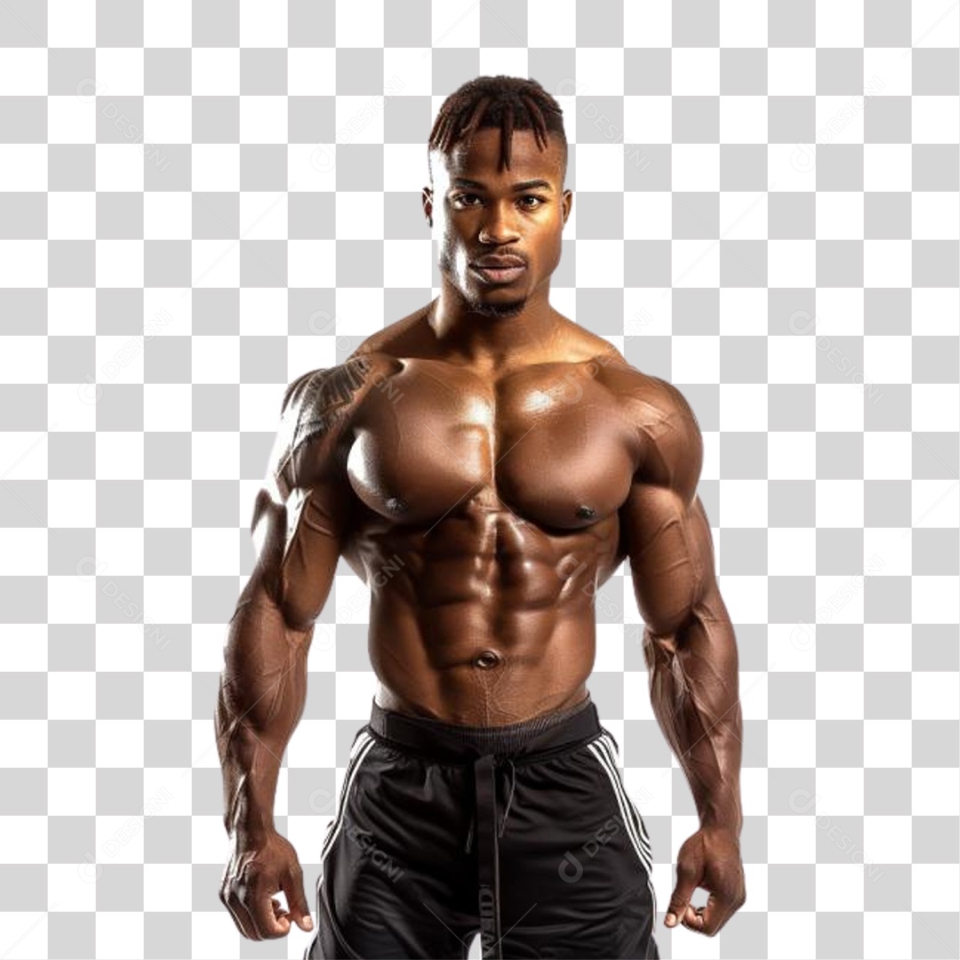 Homem Musculoso PNG Transparente