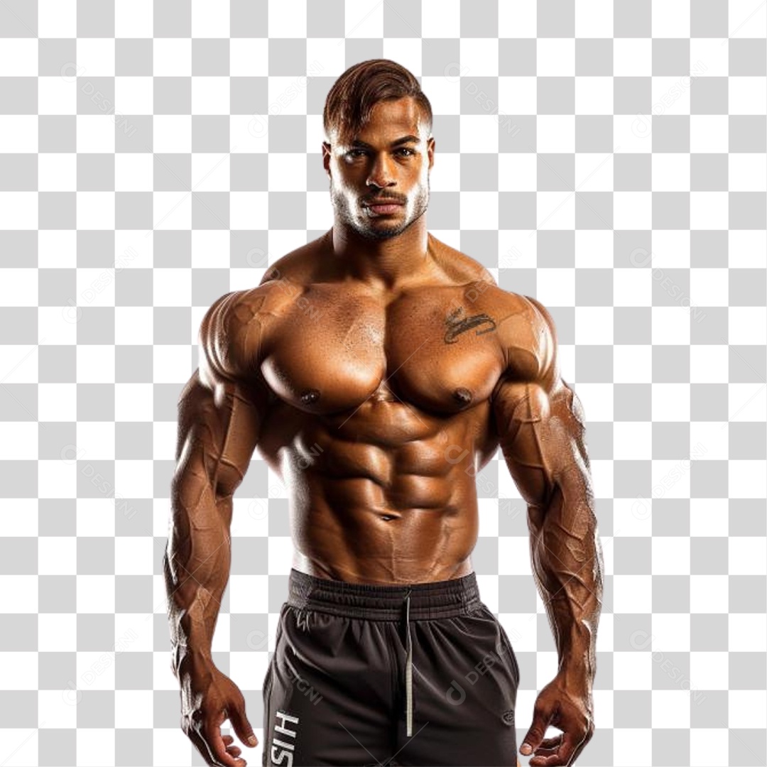 Homem Musculoso PNG Transparente
