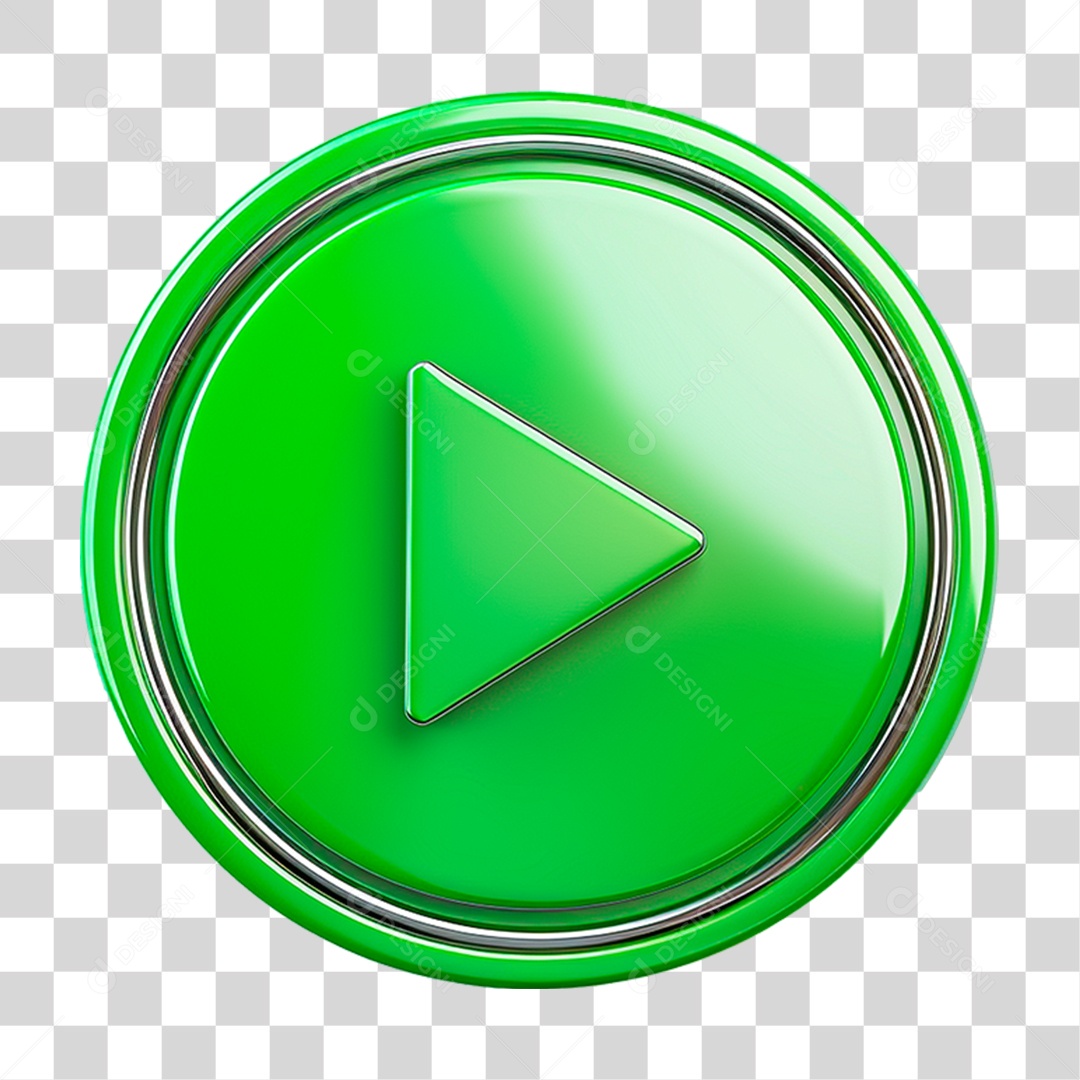 Botão de Play PNG Transparente