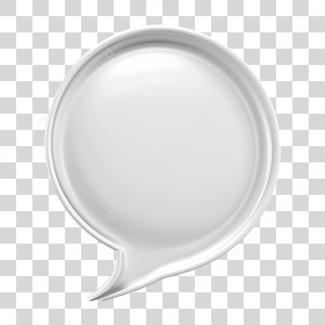 Balão de Fala PNG Transparente