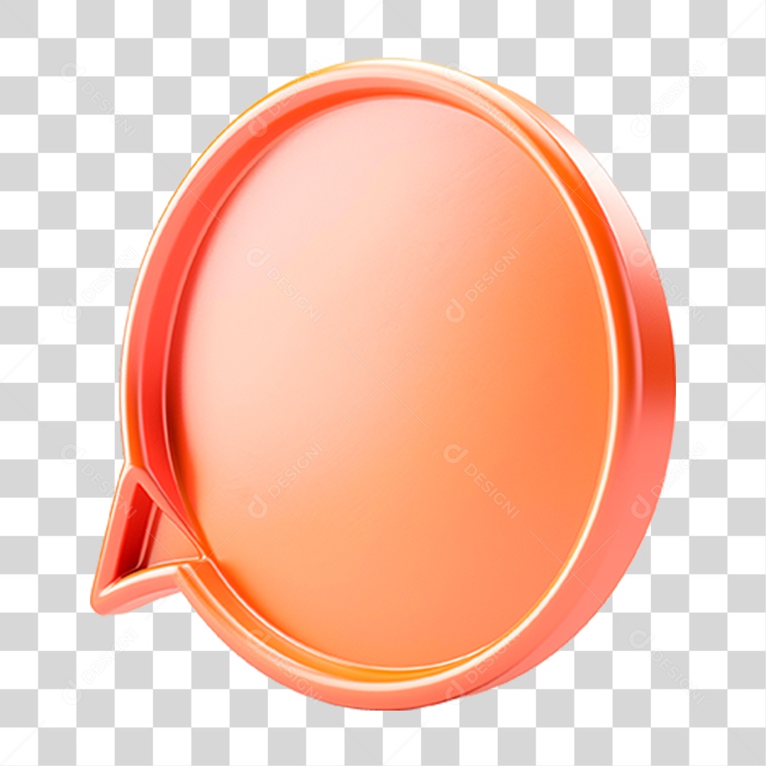 Balão de Fala PNG Transparente