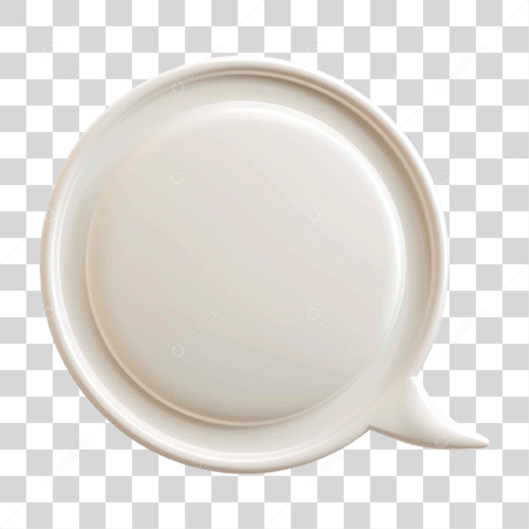 Balão de Fala PNG Transparente