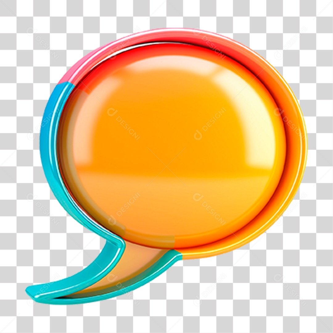 Balão de Fala PNG Transparente