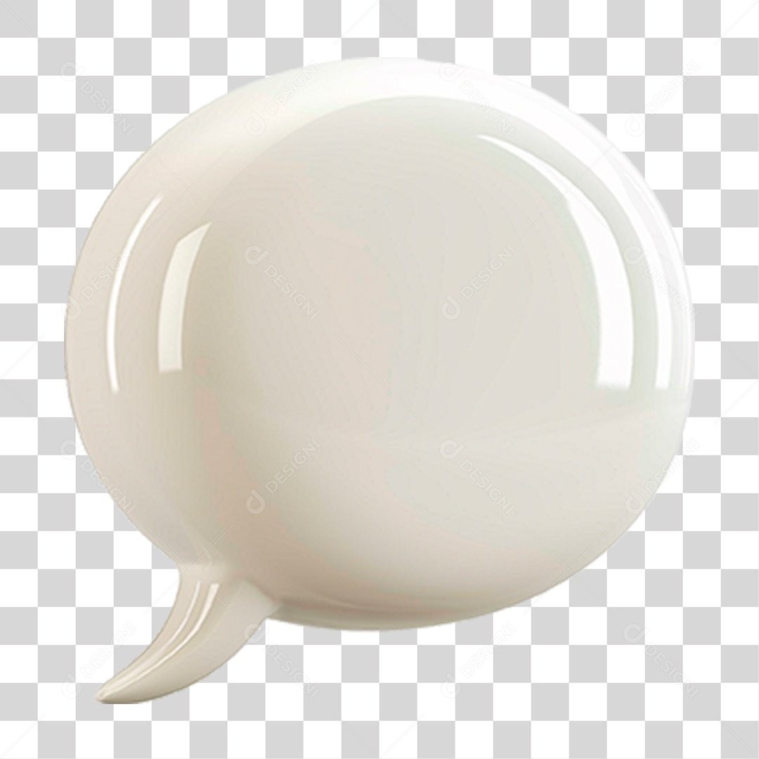 Balão de Fala PNG Transparente