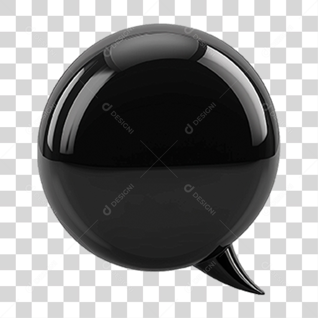 Balão de Fala PNG Transparente