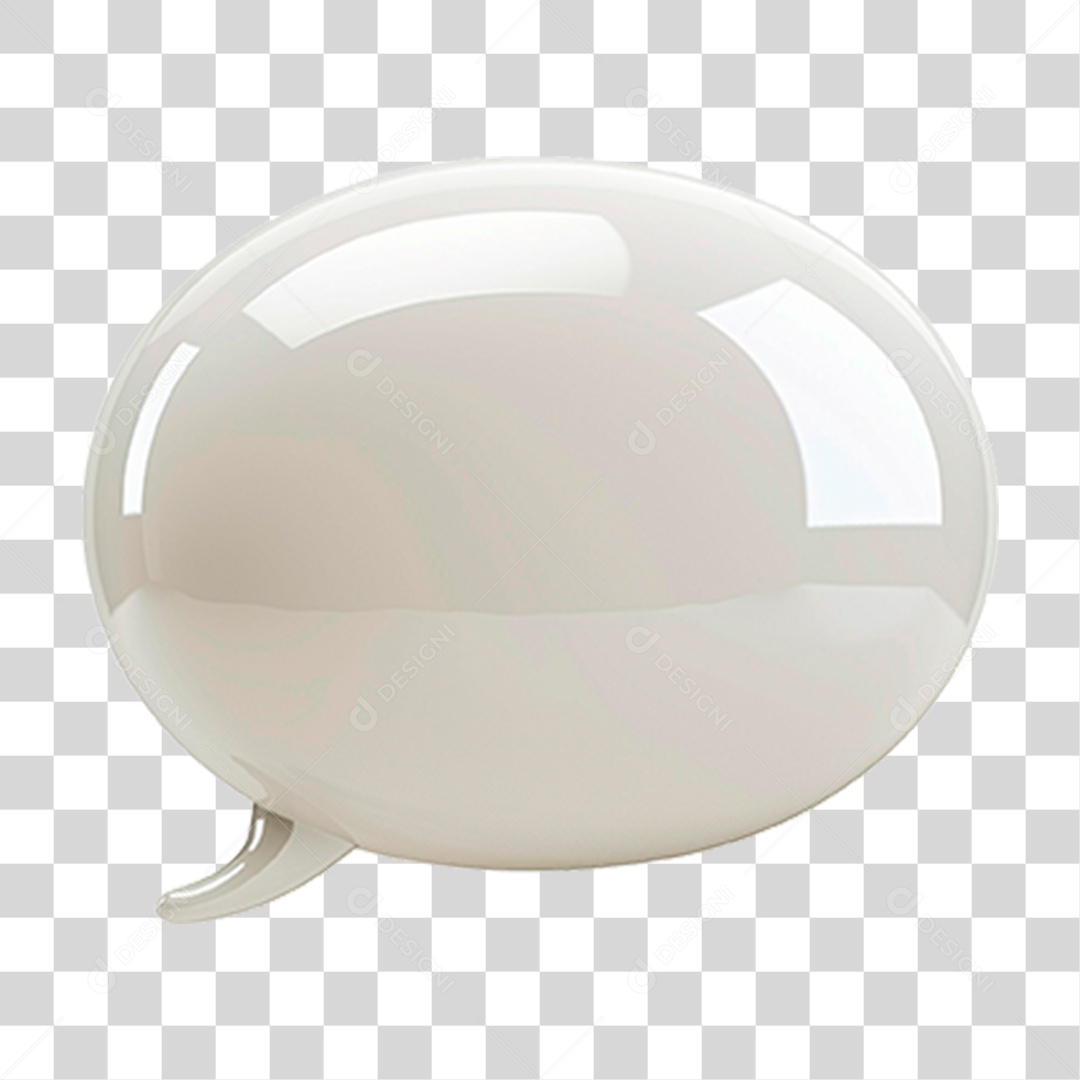 Balão de Fala PNG Transparente