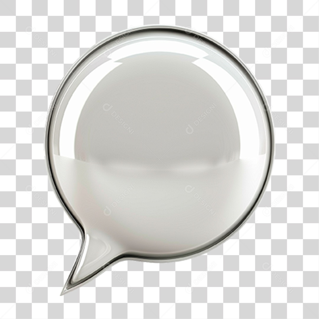 Balão de Fala PNG Transparente