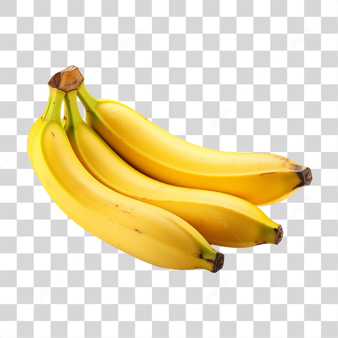 Cacho de Bananas PNG Transparente
