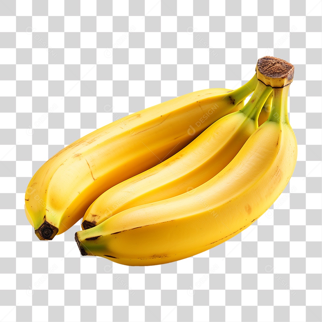 Cacho de Bananas PNG Transparente