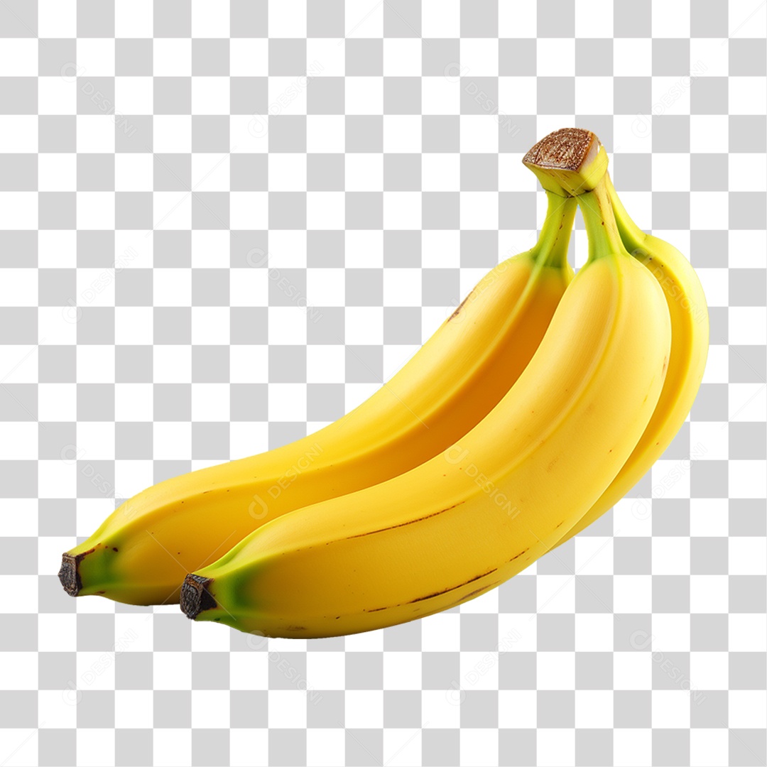 Cacho de Bananas PNG Transparente