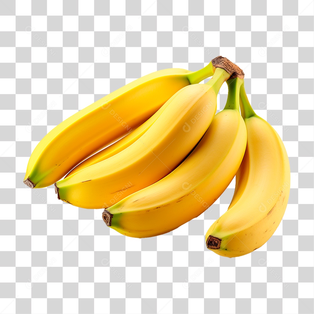 Penca de Bananas PNG Transparente
