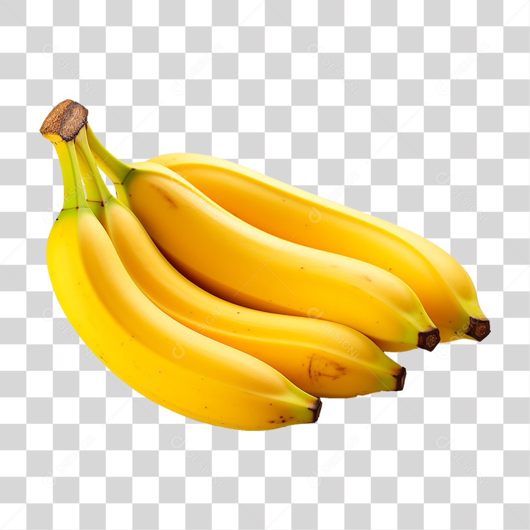 Penca de Bananas PNG Transparente