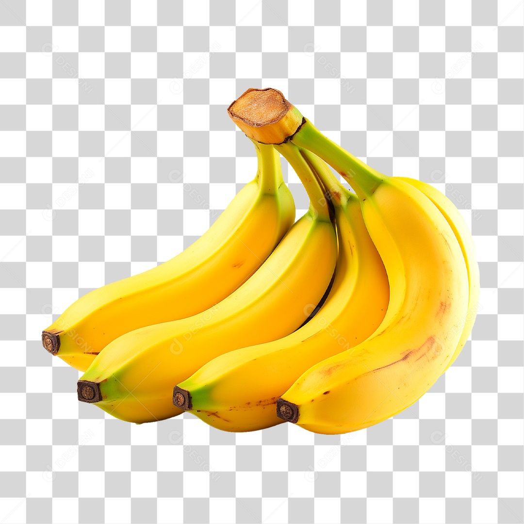 Penca de Bananas PNG Transparente