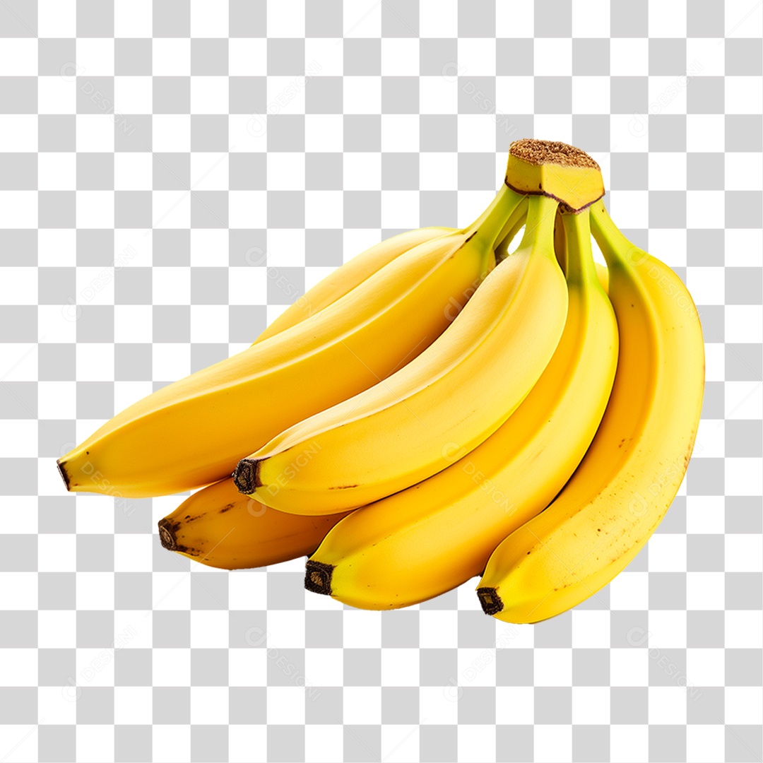 Penca de Bananas PNG Transparente