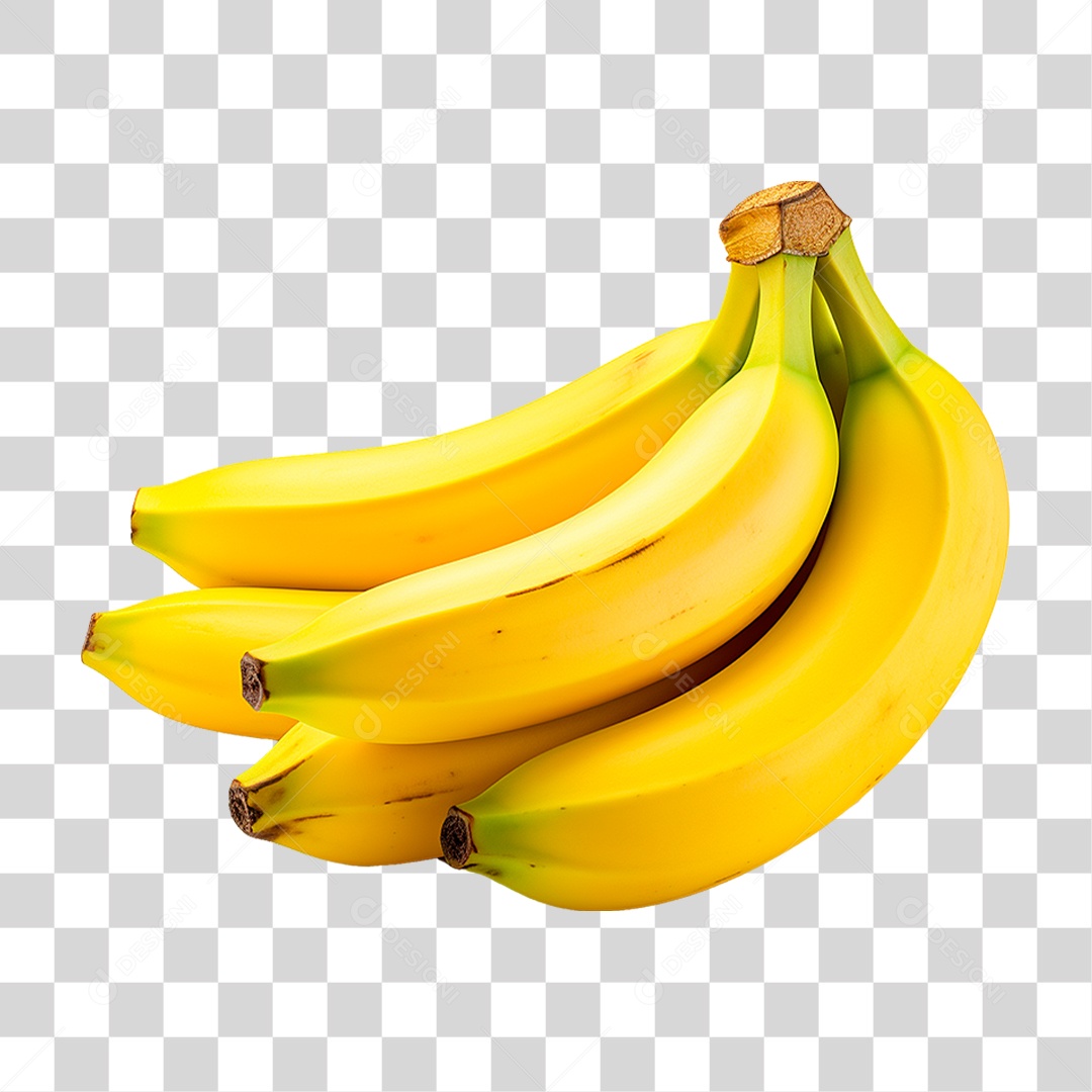 Penca de Bananas PNG Transparente