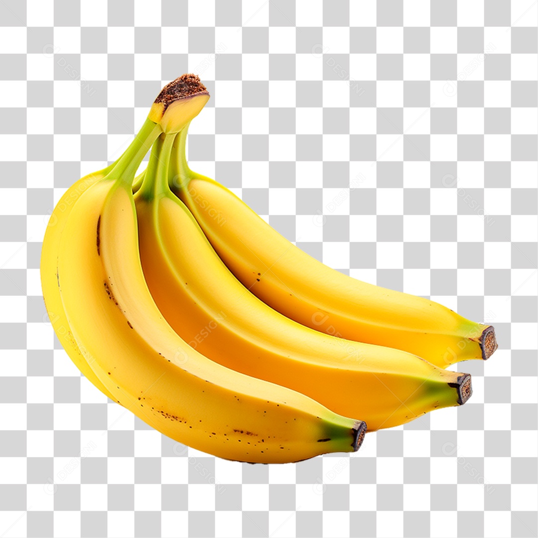 Penca de Bananas PNG Transparente