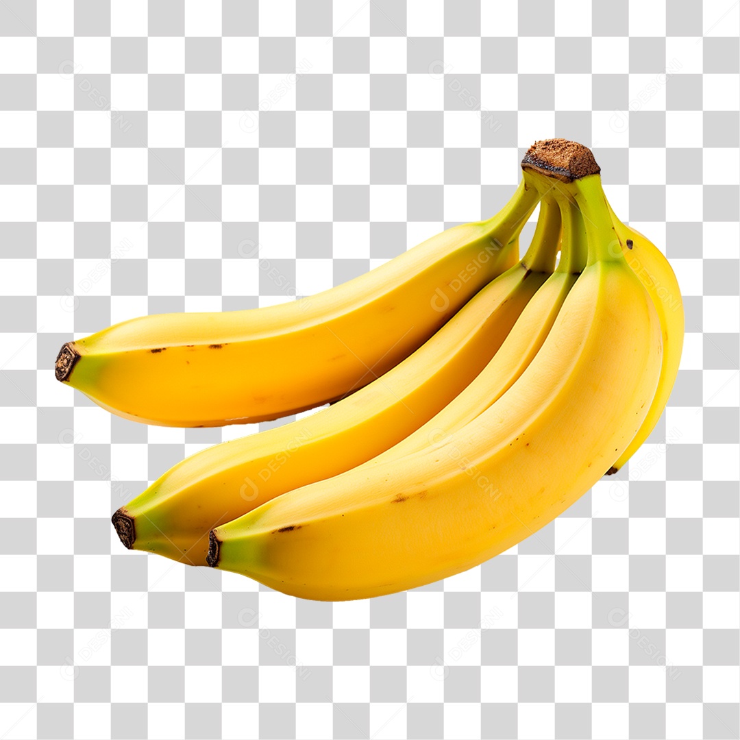 Penca de Bananas PNG Transparente