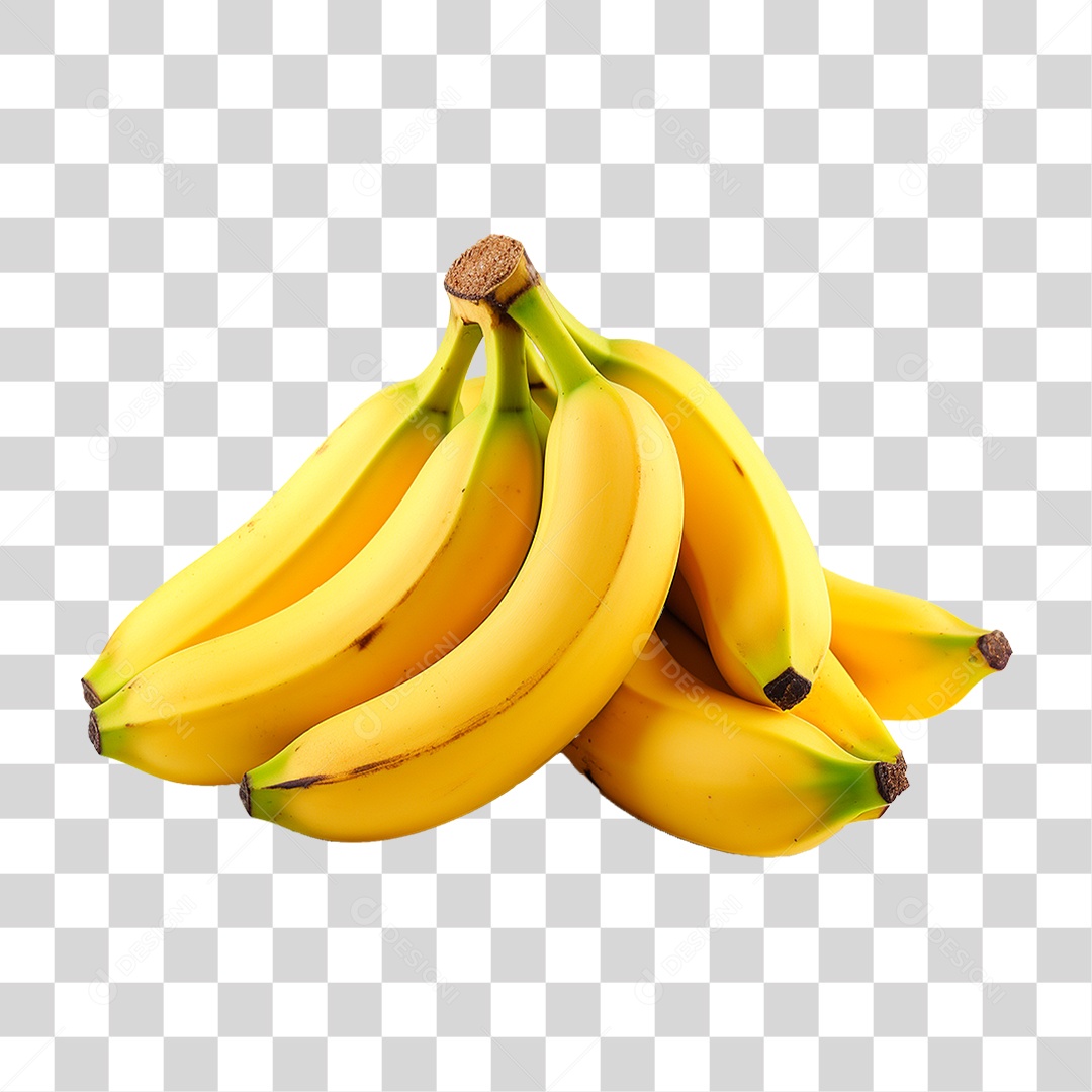 Penca de Bananas PNG Transparente