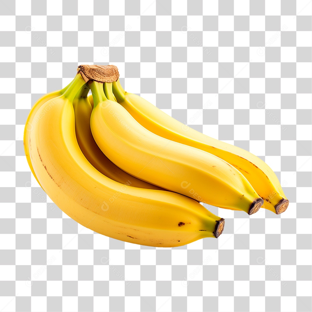 Penca de Bananas PNG Transparente