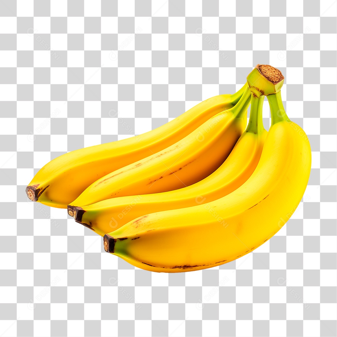 Penca de Bananas PNG Transparente