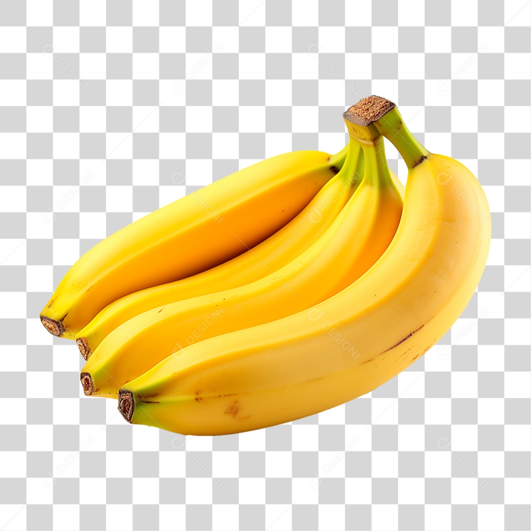 Penca de Bananas PNG Transparente