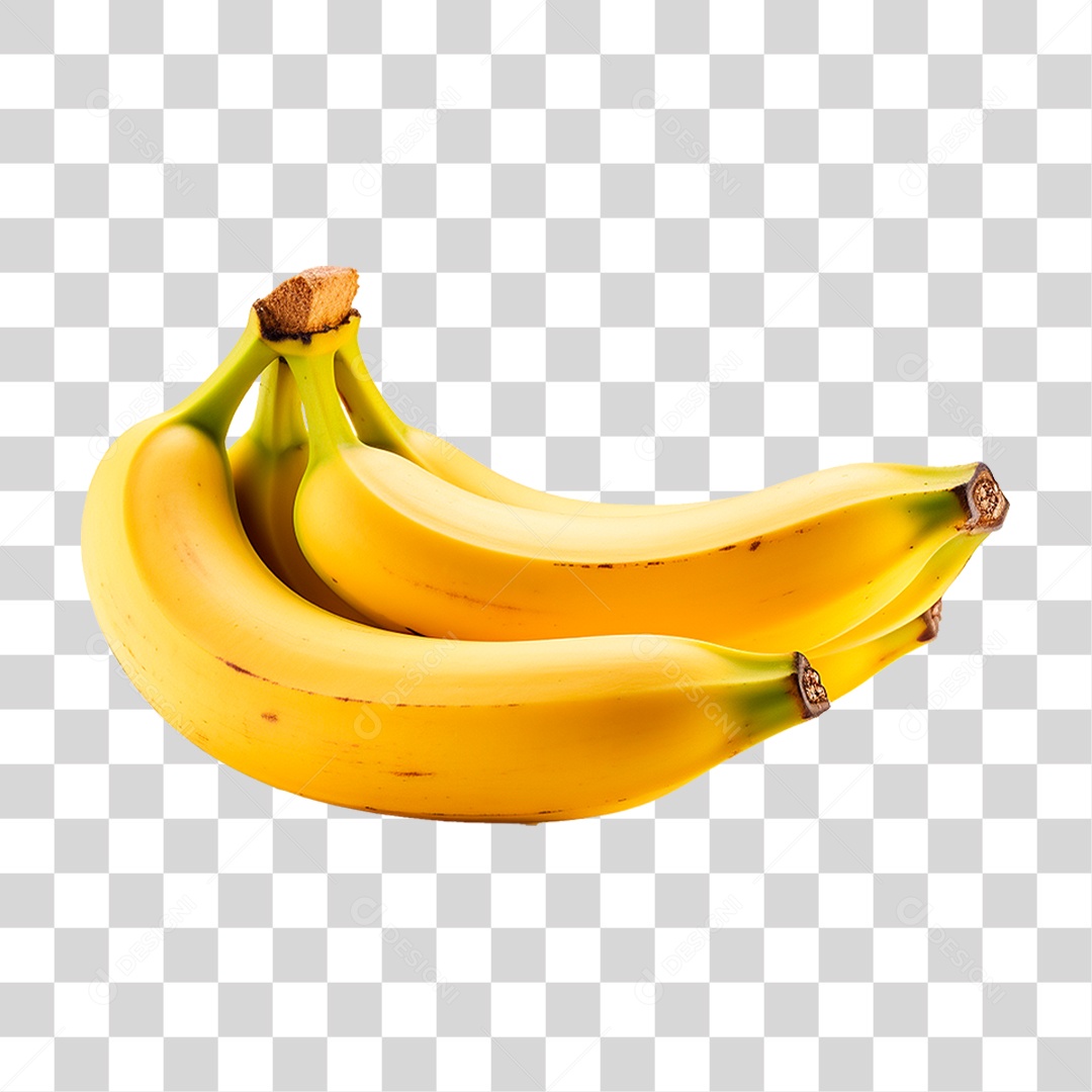 Penca de Bananas PNG Transparente