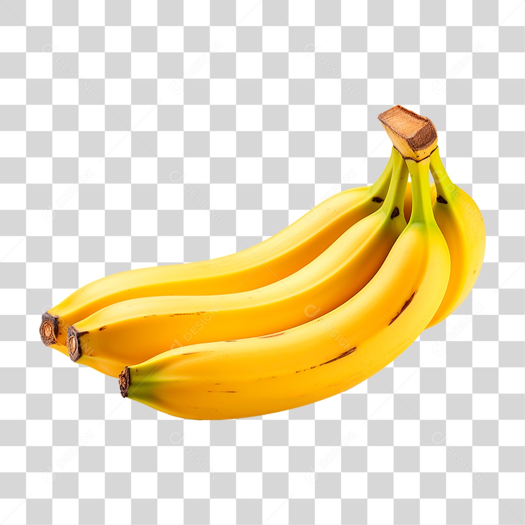 Penca de Bananas PNG Transparente