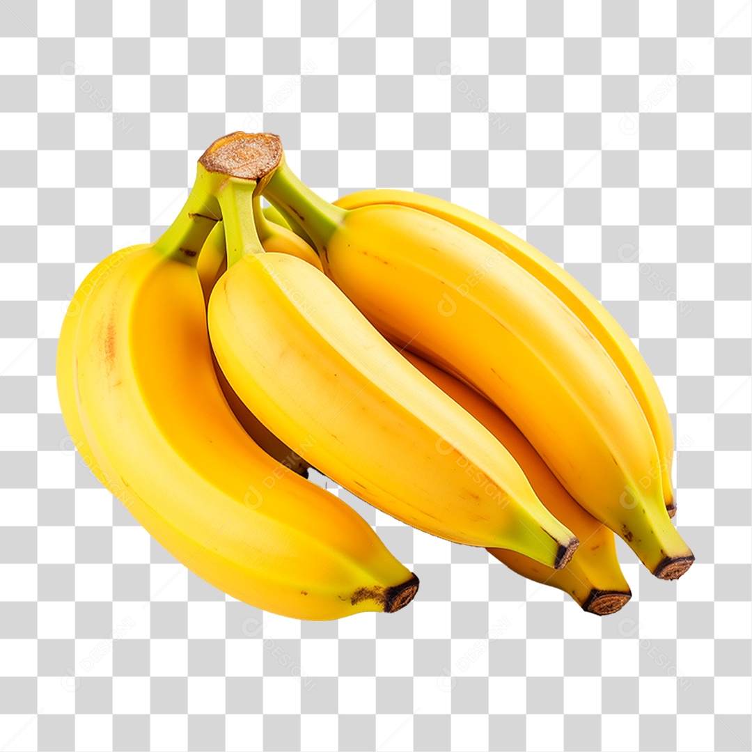 Penca de Bananas PNG Transparente