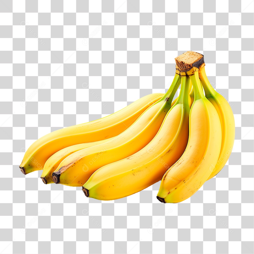 Penca de Bananas PNG Transparente