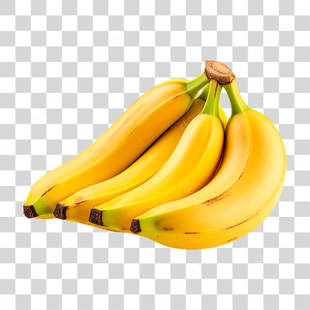 Penca de Bananas PNG Transparente